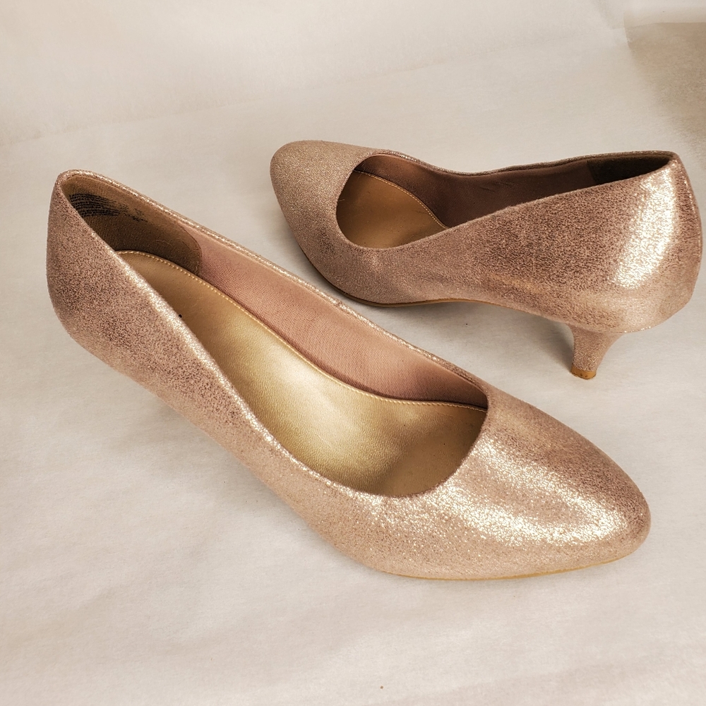 Rose Gold Pumps